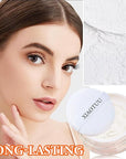 Loose Setting Face Powder,Loose Powder Lightweight & Breathable Women (Ivory)