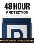 Duke Cannon Supply Co. Anti-Perspirant Deodorant for Men 3 oz. Midnight Swim, 2 Pack - Unique Masculine Scent, Odor Control & Soothe Skin
