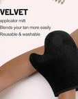 Self Tanning Mitt Applicator Self Tan Black Tanning Mitts Self Tanner are Machine Washable And Reusable Sunless Tanning Mit Ultra Soft and Streak Free