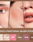 Highlighter Stick Cream Blush Stick Bronzer Contour Stick Beginner-Set B