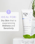 Yon-Ka Nettoyant Creme (100ml) Cleansing Makeup Remover Cream, Remove Impurities with Calming Peppermint and Plant Glycerin, Sensitive to Acne Prone Skin, Paraben-Free