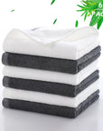 Wash Cloths 6 Pack, Reusable Makeup Remover Towel, 13x13 inch Large Washcloths for Face and Body, Super Soft and Skin Friendly Face Towel on Sensitive Skin, Easy to Rinse Grey Facial Cleaning Cloths