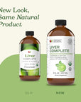 Liver Complete 8oz - Organic Liquid Liver Cleanse & Detox Supplement for High Enzymes, Fatty Liver, & Liver Support
