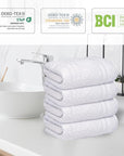 Infinitee xclusives white hand towels