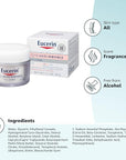 Eucerin Q10 Anti-Wrinkle Face Cream, Unscented Face Cream for Sensitive Skin, 1.7 Oz Jar