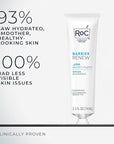 RoC Barrier Renew Night Moisturizer with Ceramides & Antioxidant Green Tea and Lipo Peptides to Renew Skin Barrier, (2.5 oz) with Retinol Eye Cream Packette