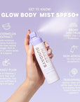 Naked Sundays SPF 50+ Body Mist Sunscreen Spray UVA/UVB Broad Spectrum Mist, 150 ml