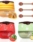 3 Pcs Bee Lip Balm Honey Exfoliator