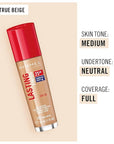 Rimmel London Lasting Finish 25HR - 203 True Coverage, Waterproof, 1oz