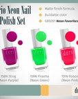 duri Trio Neon Nail Polish