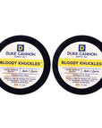 Duke Cannon Bloody Knuckles Hand Repair Balm - Unscented Moisturizer, Repair and Revitalize Dry, Cracked Skin, Ideal for Workers and Fighters, 1.4 oz. (2 Pack)