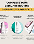 Acure Seriously Soothing Tansy Night Rose Oil - Soothes, Deep Hydrate & Moisturize Dry, Acne Prone, Sensitive Skin - Antioxidant Night Cream Serum Oil Blend with Blue Tansy & Rose - 100% Vegan, 1 oz