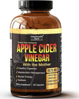 Intentionally Bare Organic Apple Cider Vinegar Capsules with The Mother - Keto Apple Cider Vinegar Capsules - ACV Capsules for Keto Cleanse & Healthy Diet 1575mg - 120 Capsules