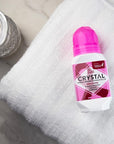 CRYSTAL BODY DEODORANT Roll-On - Unscented Susan G Komen (2.25 fl oz) - 3 Pack - Packaging May Vary