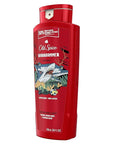 Old Spice Cleansing Body Wash for Men, 3X Defense, 24/7 Shower Fresh with Lasting Scent, 2-in-1 Body & Face Wash, Sharkhammer Scent, 24 oz (Pack of 4)