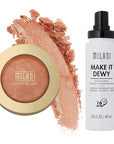 Milani Make It Dewy Setting Spray and Baked Blush Bellissimo Bronze