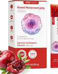 Avora Coleology Cutting Jelly - Korean Daily Jelly Stick Supplement with 1200mg Garcinia Cambogia Extract, Chia Seeds Collagen, Detox & Daily Care, Smooth Texture - Pomegranate Flavored - 8.81 0Z