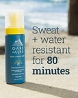 Oars + Alps Face & Scalp Sunscreen Spray Mist, SPF 35 Facial & Hair Sunscreen, Infused with Aloe Vera + Cucumber, Water & Sweat Resistant, Summer Splash Scent, 1.5oz