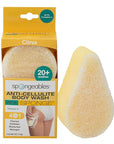 Spongeables Anti Cellulite Body Wash in a 20+ Wash Sponge, Citrus, 1 Count
