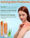 9% Intensive Panthenol Cream with Aloe Vera & Hyaluronic Acid | Deep Moisturizing, After Sun & Tattoo Care, Hair Transplant for All Skin Types, 3.4 Oz/ 100 ml
