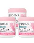 Jergens All Purpose Face Cream, Deep Cleansing Facial Cream, Makes Skin Smooth and Vibrant, 15 Oz, Pack of 3