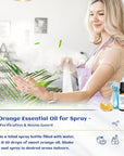 HIQILI Sweet Orange Essential Oil,100% Pure Natural for Diffuser, Aromatherapy-10ml
