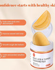 Turmeric Kojic Acid Cleansing Pads: Dark Spot Remover & Skin Brightening Exfoliating Pads – Gentle Turmeric Facial Pad for Even Skin Tone, Radiant Complexion – 50PCS