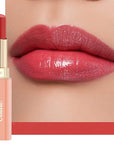 Oulac Apple Red Lipstick - Moisturizing Lip Stick Glossy Solid Shine Lip Gloss, Sheer Shine Juicy Finish, Lightweight and Hydrating Formula for Dry Lip Care, Vegan 2.2g/0.07oz (01)