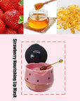 2PCS Bee Lip Balm Honey Pot, Sleeping