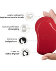 Tangle Teezer Original Detangler Brush, Dry & Wet Hair Brush for Thick & Curly Hair Types, Salsa Red