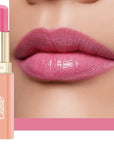 Oulac Pink Lipstick Moisturizing Shine Lipstick - Moisturizing Lip Stick Glossy Tinted Lip Balm, Sheer Shine Juicy Finish, Lightweight and Hydrating Formula for Dry Lip Care, Vegan 2.2g/0.07oz (06)