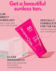 Tanceuticals Facial Self Tanner - CC Self Tanning Lotion for Face Gives Gradual & Natural Sunless Tan - Fresh Coconut Scent - Won’t Clog Pores or Cause Acne - Easy to Apply - Light Shade 1.7 oz