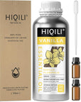 HIQILI 32 Ounces Vanilla Essential Oil, Strong Fragrance for Body Lotion, Candle Making, Soap, Aromatherapy-32 Fl Oz