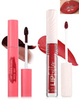 Brown Peel Off Lip Liner Stain & Red Lip