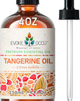 EVOKE OCCU Tangerine Essential Oil for Diffuser Fragrance DIY Candle Soap Making - 4 FL Oz