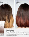 Four Reasons Color Mask - Mahogany 27 Colors) Toning Treatment, Color Depositing Conditioner, Tone & Enhance Color-Treated Hair - Semi Permanent Hair Dye, Vegan and Cruelty-Free, 6.76 fl oz
