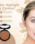 Frankie Rose Cosmetics Powder Foundation – Full Coverage Grams (Chestnut)