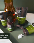 Every Man Jack Gentle Exfoliating Face Scrub For Men- Exfoliate Away Dead Skin, Moisturize, and Revive Tired Skin with Jojoba Beads, Hyaluronic Acid, and Caffeine - 4.2 oz Men’s Face Scrub -Twin Pack