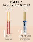 SeneGence LipSense Sassy Z Liquid Lipstick and Glossy Clear Lip Gloss Duo – 18HR Wear, Hydrating, Waterproof, Transfer-Proof