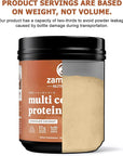 Zammex Multi Collagen Protein Powder, Type I & III & V & X, Hydrolyzed Collagen Peptides for Women & Men, Supports Hair and Skin, Gut Health, 41 Servings, Chocolate
