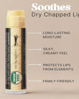 USDA Organic Lip Balm - USA Made with Natural Ingredients, Beeswax Vanilla Chapstick for Dry Lips, Gifts for Women, Birthday Gifts for Her & Him, Hydrating Lip Balm Beauty Gifts, Natural Chapstick