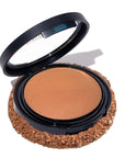 LAURA GELLER NEW YORK Baked Double Take Powder Foundation - Deep - Buildable Medium to Full Coverage - Matte Finish