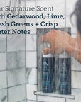 Oars + Alps Men's Sulfate Free Hair Shampoo and Conditioner Set, Infused with Kelp and Algae Extracts, Fresh Ocean Splash, 12 Fl Oz Each