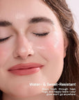 Flower Knows Strawberry Cupid All Day Glow Liquid Blush,Water- & Sweat-Resistant Blush for Cheeks,Blendable Dewy Finish with Hydrating Formula (01 Frosty Strawberry,0.25 Fl Oz)