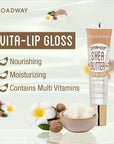 Ruby Kisses Broadway Vita-Lip Clear Lip Gloss (8 Pack), Ultra-Hydrating & Soothing Formula with Vitamins, High-Shine Non-Sticky Finish Lip Balm with Mint, Rosehip, Coconut, Mango, Argan, Honey, Shea
