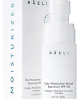 NAELI Face Moisturizer with SPF 30, Anti Aging Collagen & Peptide Cream, Reduces Wrinkles - Lightweight Skin Hydration with Hyaluronic Acid, Paraben Free & Non-Comedogenic Sunscreen, 1.4 oz