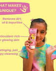 Kids Multivitamin Face Wash - Natural, Non-Toxic 100ml, Organic Watermelon for Normal, Gentle Sensitive & Dry Skin Types - Tear, Paraben, SLS Free, Pack of 1