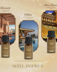 Hotel Diffuser Oils Gift Set - ARVIDSSON Hotel Essential Oils for Diffuser, Luxury Fragrance Oil Set - Inspired by 5 Star Hotels Including Hilton, Four Season and More Scents, Gift for Women and Men