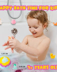 Bath Bombs for Kids with Surprise Toys Inside, 12 Pack Essential Oil SPA Bath Bombs, Bubbles Gentle and Safe Fragranced Bath Balls, Halloween Birthday Christmas Gift Set for Kids Boys Girls