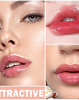 CAHIUYOA Light 6PCS Lip Gloss Set,Nude Pink Lip Gloss Kit Shine Glossy and Moisturizing,Lip Plumping Pack Bulk Liquid Lipstick for Women Girls-Set A